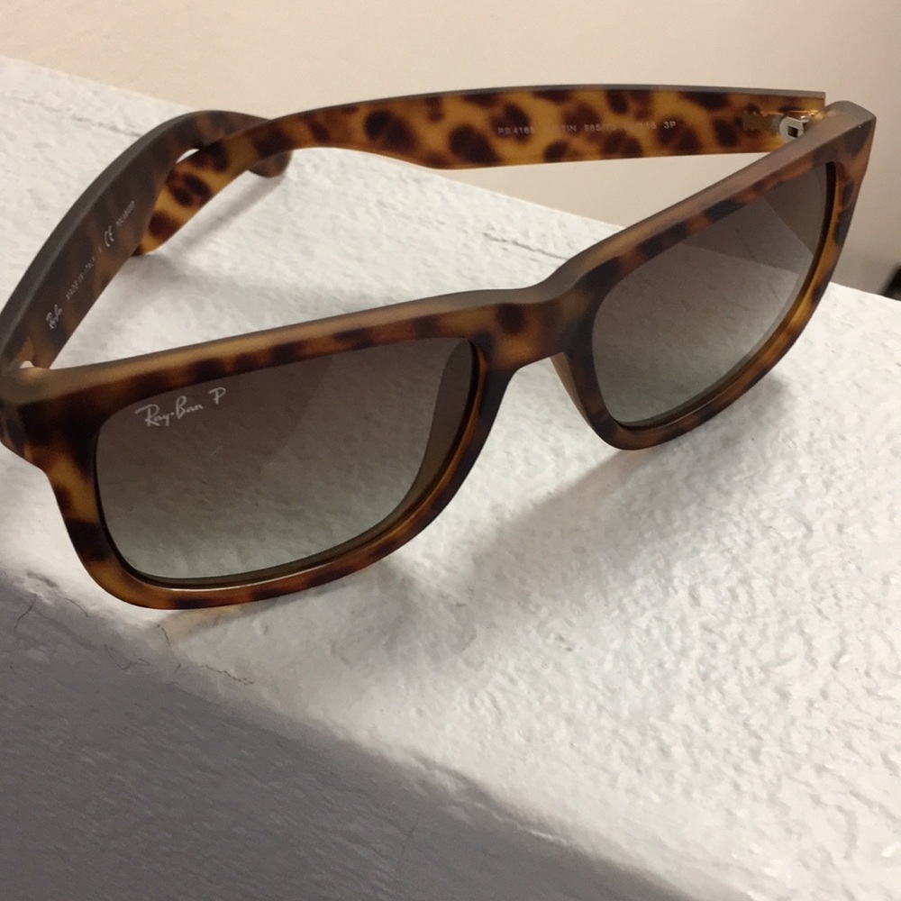 Ray Ban Tortoiseshell Justin Sunglasses